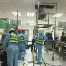 仁寶電腦生產(chǎn)車(chē)間管道清洗